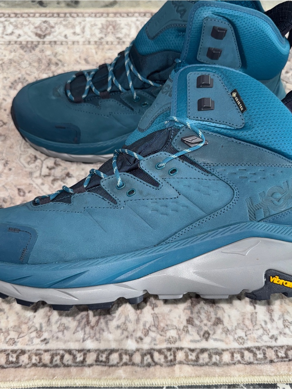 NWOB - Hoka Kaha 2 Size 14 Blue Coral Gore-Tex 1123155 BCBGR Sneakers Boots